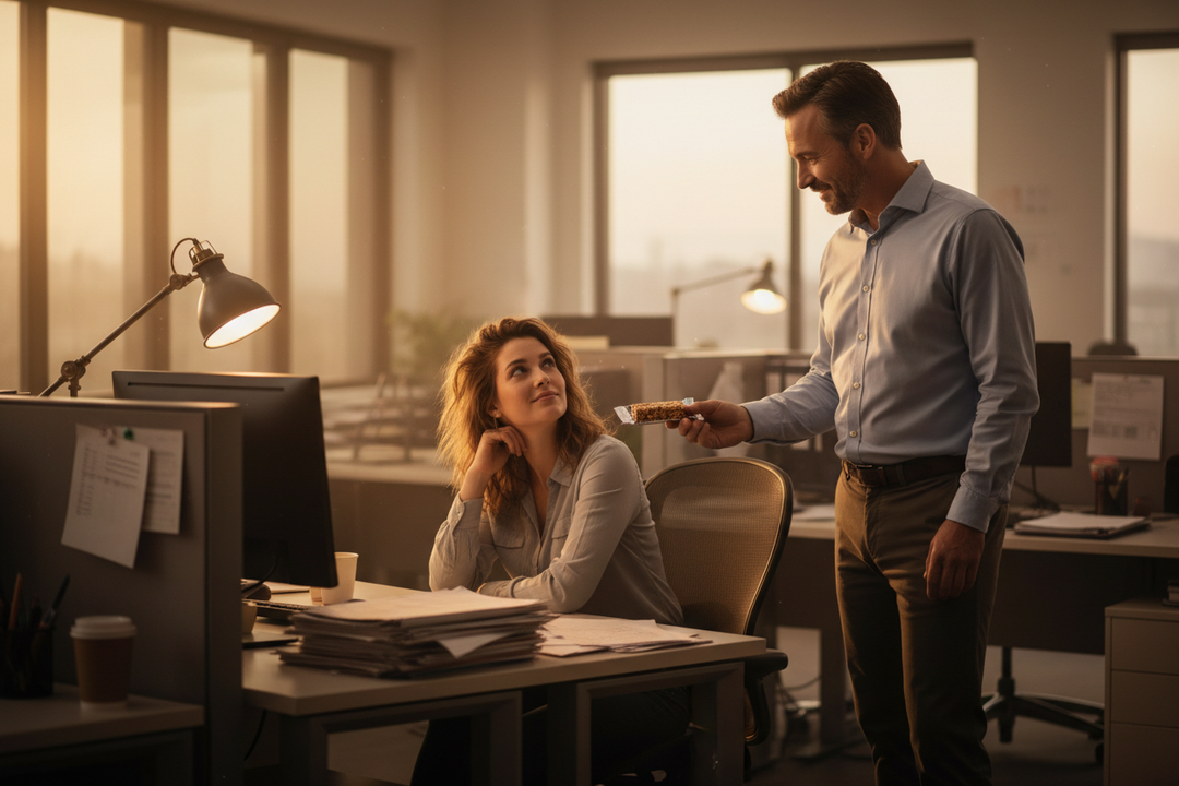 残業中の空腹対策に！夕食に響かず集中力を高める「20gの低GIグラノーラ」という選択肢