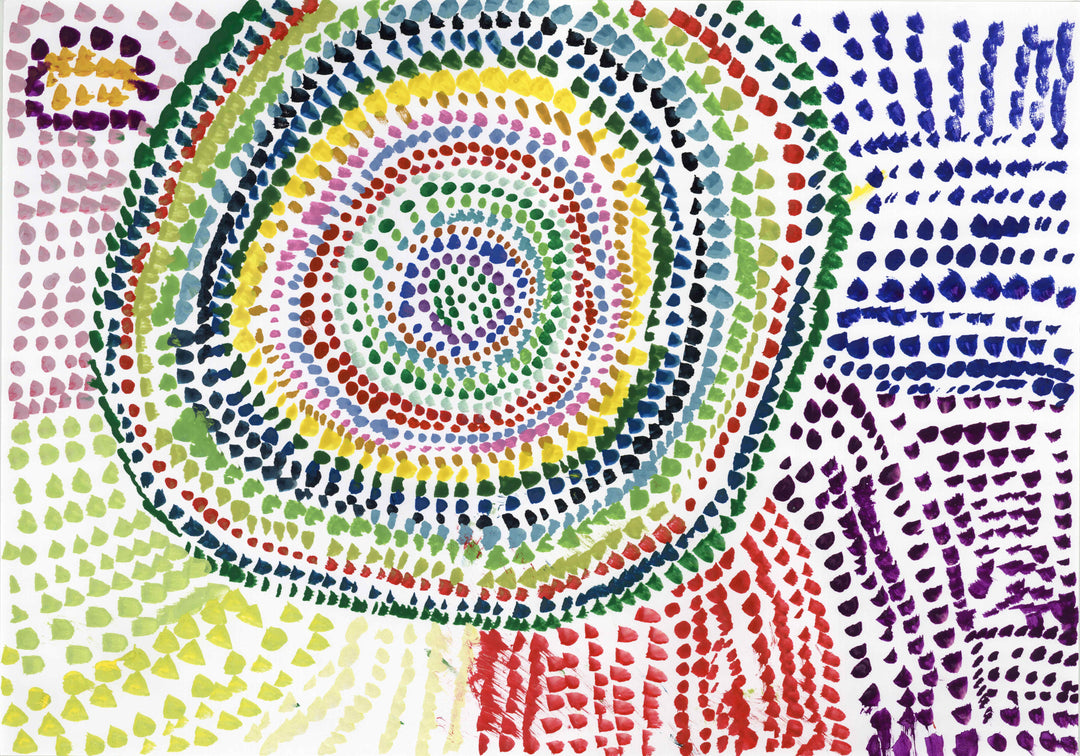 張人の点描E